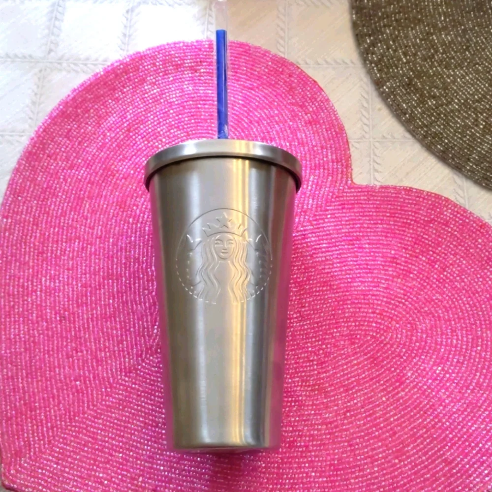 Starbucks brushed stainless steel tumbler